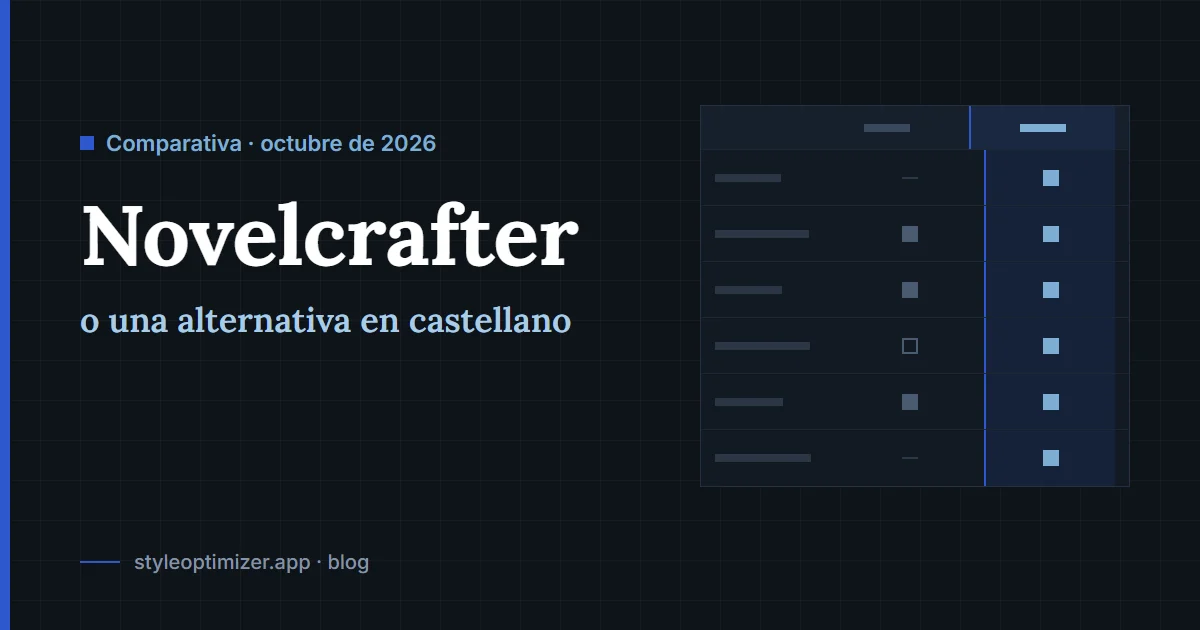 Novelcrafter en español: alternativa para escribir en castellano