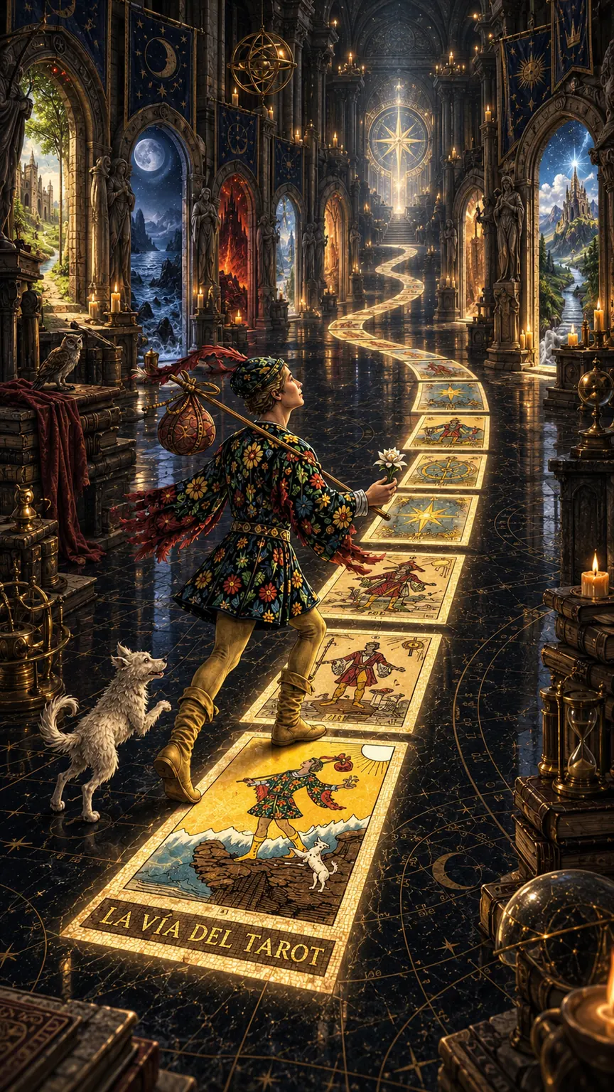 Carta de La vía del tarot